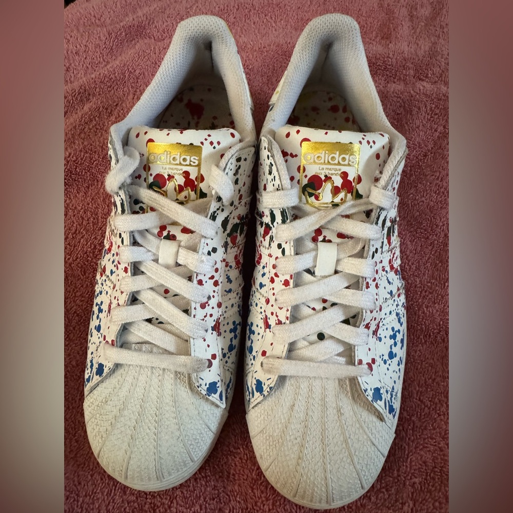 Adidas Splatter Paint Sneakers